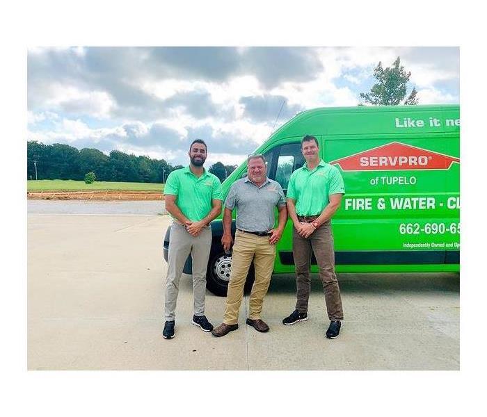 Chose SERVPRO- 3 of our marketing guys 